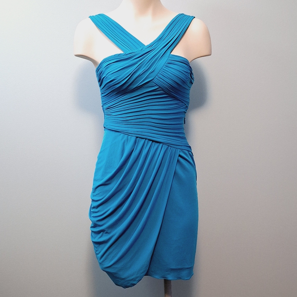 🅱️🅾️G🅾️ BCBG turquoise party dress